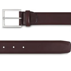 Cheap LodinG Ceinture homme en cuir lisse Marron