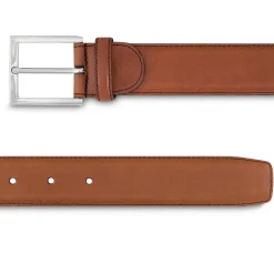 Hot LodinG Ceinture homme en cuir lisse gold Armagnac