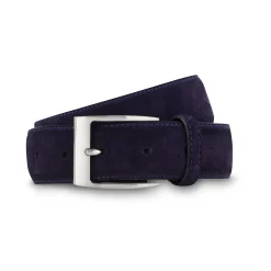 Flash Sale LodinG Ceinture veau velours bleu Marine