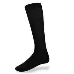 Discount LodinG Chaussettes es longues en coton fil d'Ecosse Noir