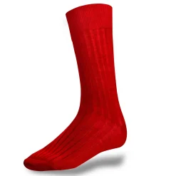 Discount LodinG Chaussettes s en coton fil d'Ecosse Rouge