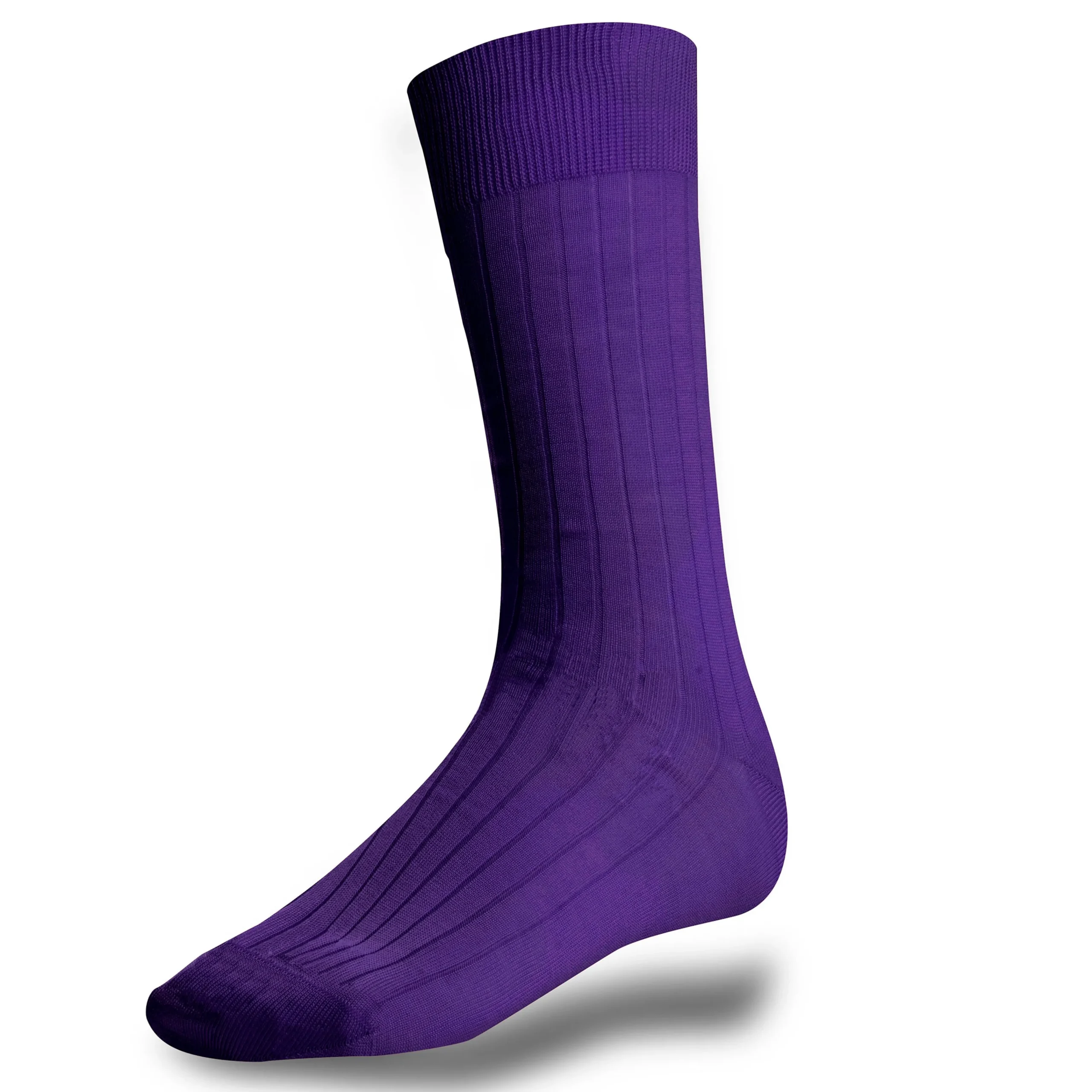 Hot LodinG Chaussettes en coton fil d'Ecosse Violet