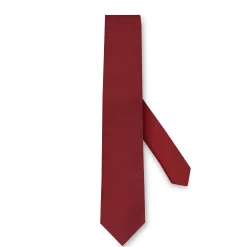 Cheap LodinG Cravate en pure soie en twill Rouge