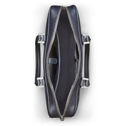 Clearance LodinG Porte-document en cuir bleu gris Marine
