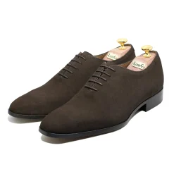 Sale LodinG Richelieu One-Cut Giulio 1000 veau velours Marron