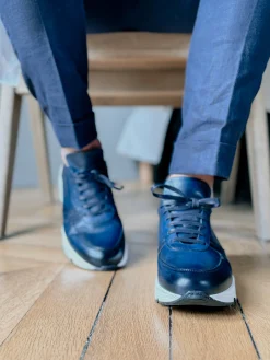 Online LodinG Sneakers Como 713 Bleu